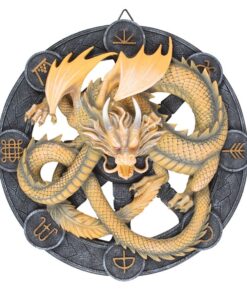 Imbolc Dragon Resin Wall Plaque by Anne Stokes