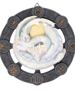 Ostara Dragon Resin Wall Plaque by Anne Stokes