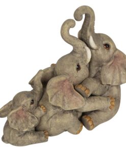 Alternative view of Elephant Family Ornament