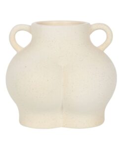 Cream Speckle Bum Plant Pot