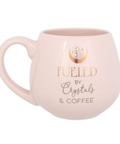 Crystals and Coffee Rounded Mug