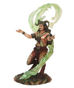 Alternative view of Earth Elemental Wizard Figurine by Anne Stokes