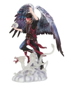 Alternative view of Air Elemental Wizard Figurine by Anne Stokes