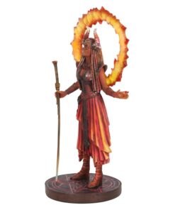 Alternative view of Fire Elemental Sorceress Figurine by Anne Stokes