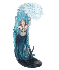 Alternative view of Water Elemental Sorceress Figurine by Anne Stokes