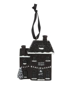 Haunted Holiday House Resin Christmas Decoration