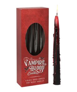 Set of 8 Vampire Blood Taper Candles