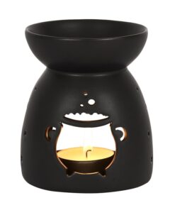 Black Cauldron Cut Out Oil Burner