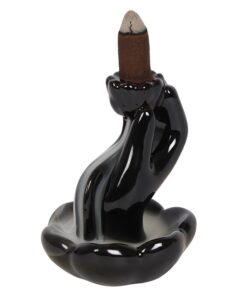 Alternative view of Hand & Lotus Flower Backflow Incense Burner