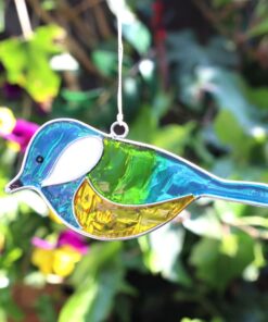 Alternative view of Blue Tit Bird Suncatcher