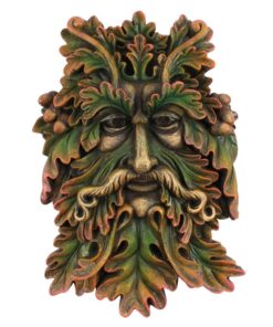 Green Man Face Plaque