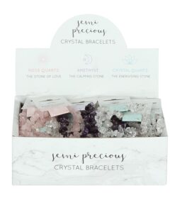 Set of 36 Crystal Bracelets in Display Box
