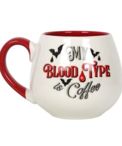 My Blood Type is Coffee Rounded Mug