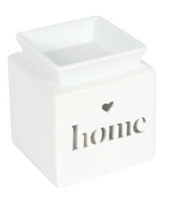 White Home Cut Out Oil Burner