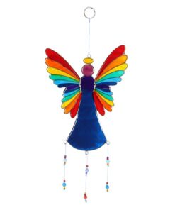 38cm Rainbow Angel Suncatcher