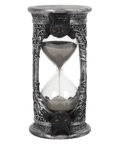 17cm Black Cat Hourglass Timer