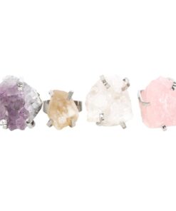 Alternative view of Set of 12 Assorted Crystal Rings