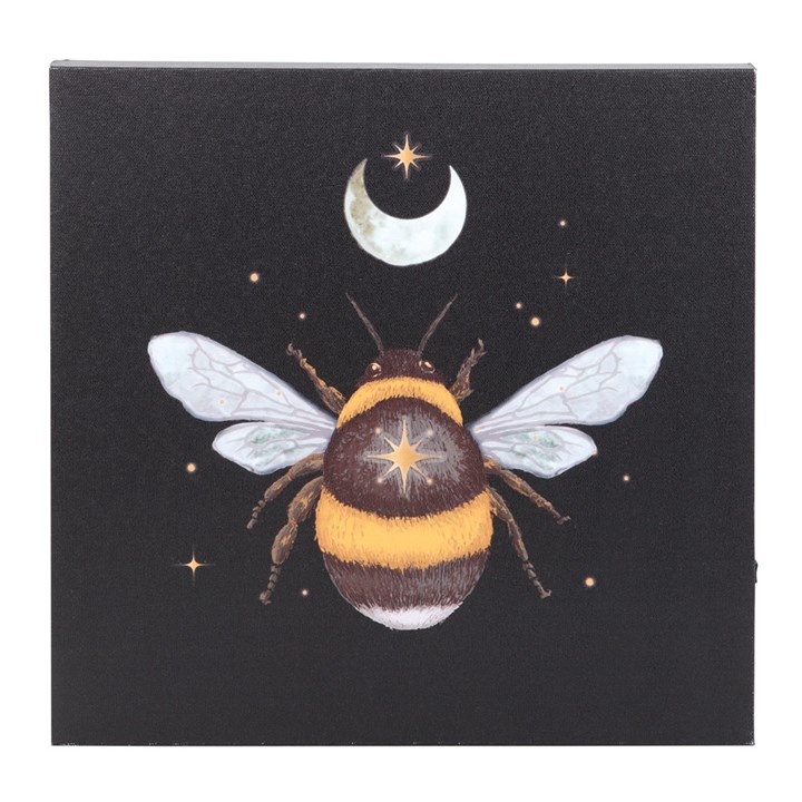 Forest Bee Light Up Canvas Plaque - Image 3