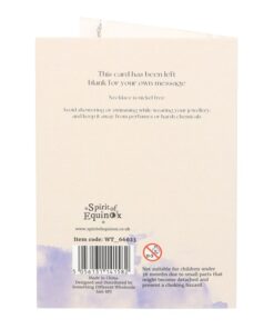Alternative view of Opalite Triple Moon Necklace Card