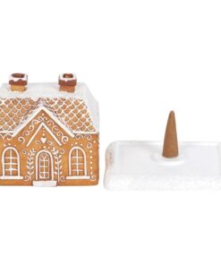 Alternative view of Gingerbread House Incense Cone Burner