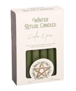 Alternative view of Cedar & Pine Winter Ritual Spell Candles