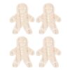 Gingerbread Man Coaster Set