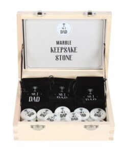 Box of 24 No. 1 Dad Marble Keepsake Stones