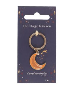 Alternative view of Autumn Magic Moon Keyring