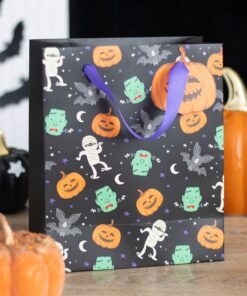 23cm Medium Monster Mash Print Gift Bag