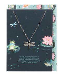 Alternative view of Dragonfly Necklace on Greeting Card
