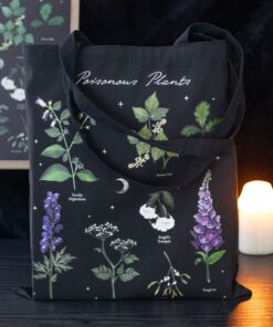 Poisonous Plants Polycotton Tote Bag