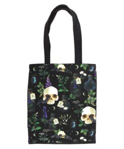 Alternative view of Venom & Vines Print Polycotton Tote Bag